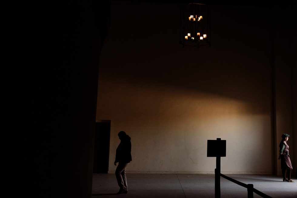 Interior entrada espectáculo Puy du Fou durante un evento de empresa