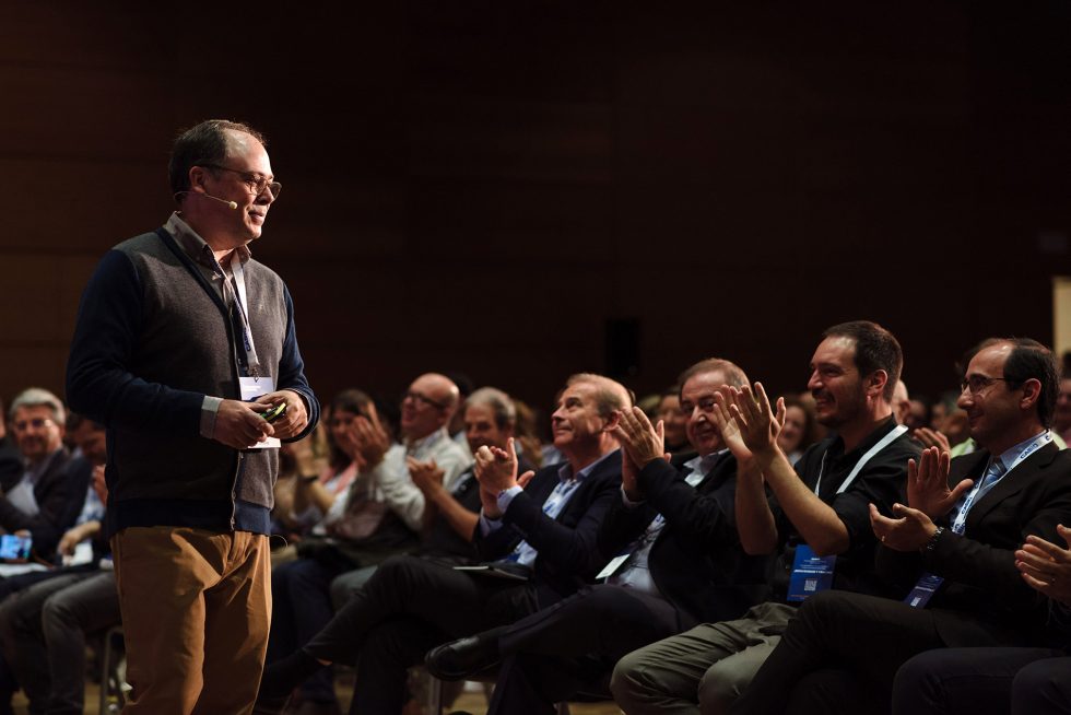 Fotografía de publico congreso empresa Casio
