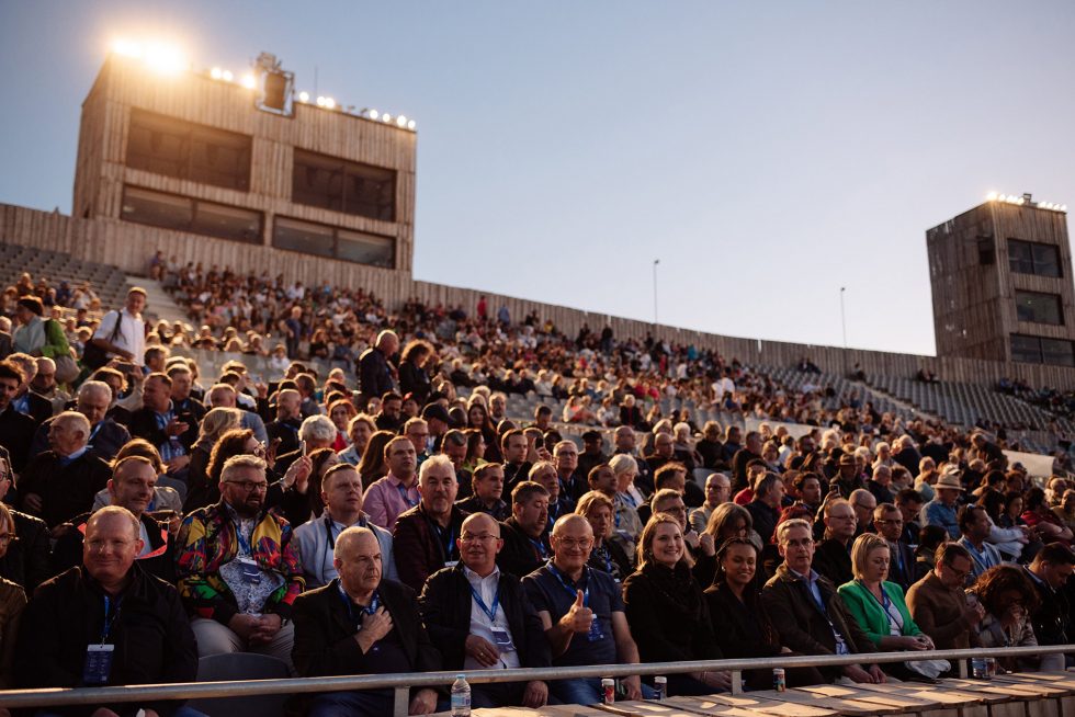 Reportaje evento empresa Puy do Fou España gradas el sueño de Toledo